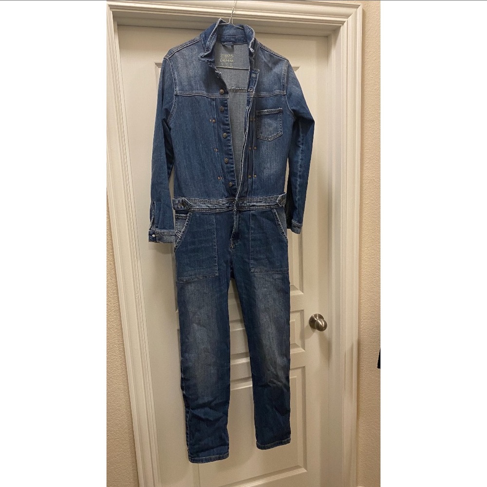 ZARA DENIM JUMPSUIT